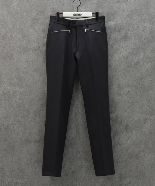 ALLEGE(アレッジ)の「【ALLEGE / アレッジ】SEMI FLEAR POLYESTER PANTS(その他パンツ・メンズ・ベージュ/ネイビー・2)」の1枚目の写真