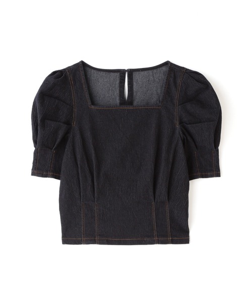 FREE'S MART（フリーズマート）の「◇スクエアネックショート丈ボリュームスリーブ半袖ブラウス（シャツ/ブラウス・レディース・ホワイト系その他/ブラック/オレンジ系その他/グレー系その他・FREE）」の18枚目の写真