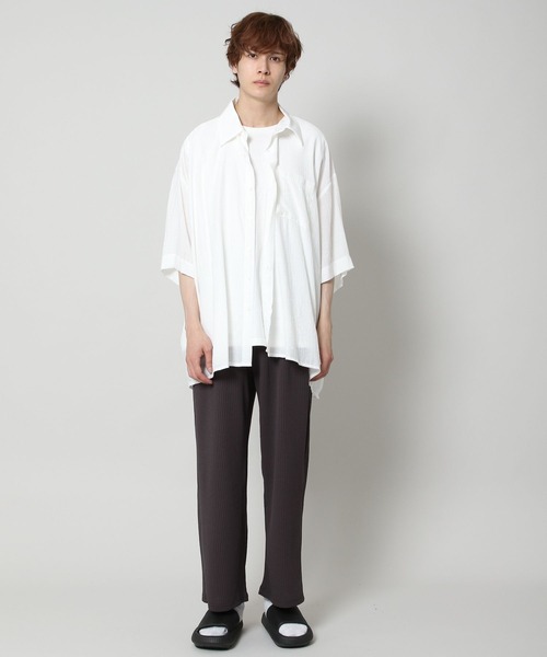 ALAND（エーランド）の「3.3Field Trip／PLEATED WIDE パンツ 2297895（スラックス・メンズ・ブラック/ベージュ/チャコール・FREE）」の4枚目の写真