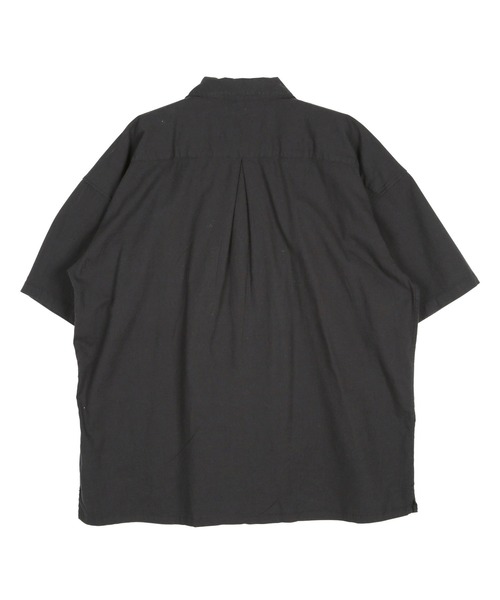 air tokyo sellection（エアートウキョウセレクション）の「綿麻 ストレッチ キューバシャツ（シャツ/ブラウス・メンズ・ホワイト/ブラック/カーキ/モカ・MEDIUM/LARGE）」の9枚目の写真