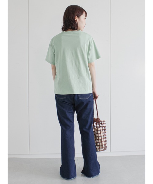 ehka sopo（エヘカソポ）の「ノースリブラウスTシャツセット（ニット/セーター・レディース・ブラック/ベージュ/ピンク・ﾌﾘ-）」の21枚目の写真