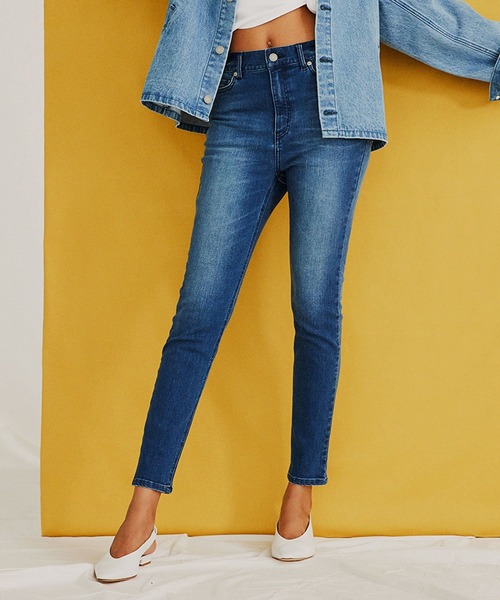 BAYFLOW(ベイフロー)の「【BAYFLOW DENIM】ストレッチスキニー(デニムパンツ・レディース・ライトブルー/ブラック/ネイビー/グレー/ブルー・24inch/25inch/26inch/23inch/22inch)」の5枚目の写真