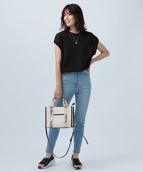 BAYFLOW(ベイフロー)の「【BAYFLOW DENIM】ストレッチスキニー(デニムパンツ・レディース・ライトブルー/ブラック/ネイビー/グレー/ブルー・24inch/25inch/26inch/23inch/22inch)」の13枚目の写真