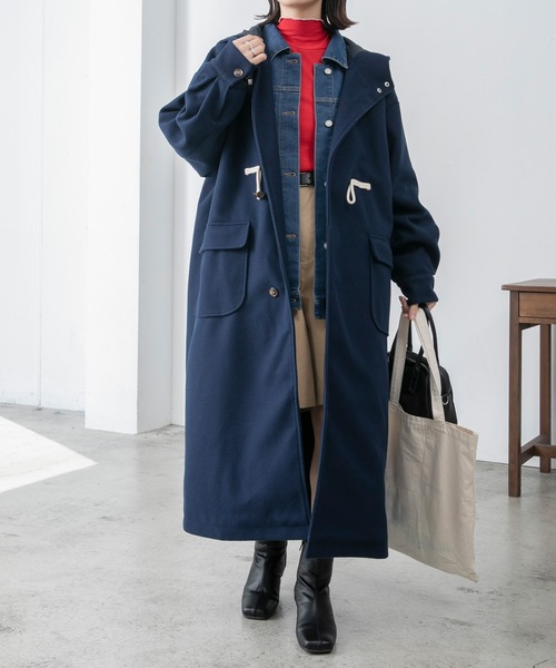 BONLECILL（ボンルシール）の「フェイクレザー スクエアトゥショートブーツ（ブーツ・レディース・アイボリー/ブラック/ブラウン・S/M/L）」の21枚目の写真