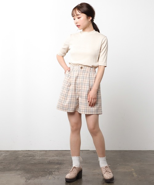 Honeys（ハニーズ）の「ショートパンツ（その他パンツ・レディース・ブラック/グレー系その他/ベージュ系その他/ブルー系その他・SS/S/M/L）」の19枚目の写真