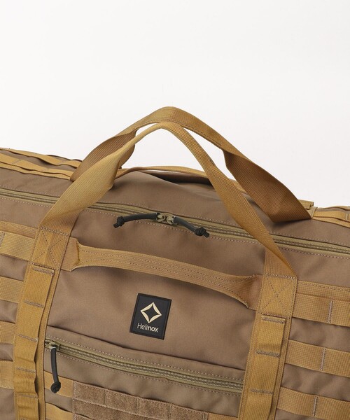 Helinox(ヘリノックス)の「Helinox/ヘリノックス Field Duffle 60(ドラムバッグ・メンズ・ブラック/ベージュ・ONE SIZE)」の4枚目の写真