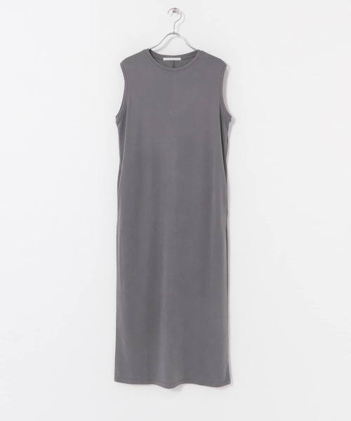 KBF（ケイビーエフ）の「ノースリーブカットワンピース（ワンピース・レディース・チャコールグレー/ブラウン/ブルー/マスタード・ONE）」の16枚目の写真