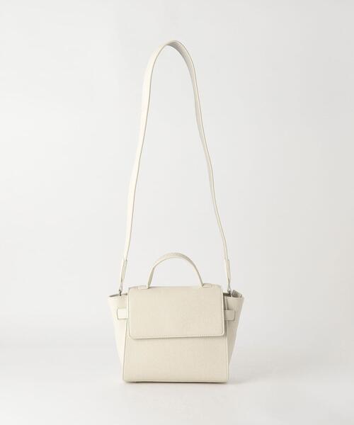 BEAUTY&YOUTH UNITED ARROWS（ビューティーアンドユースユナイテッドアローズ）の「ベルトフラップ ショルダーバッグ -3WAY-（ショルダーバッグ・レディース・ブラック/オレンジ/モカ/オフホワイト/ライム・FREE）」の8枚目の写真