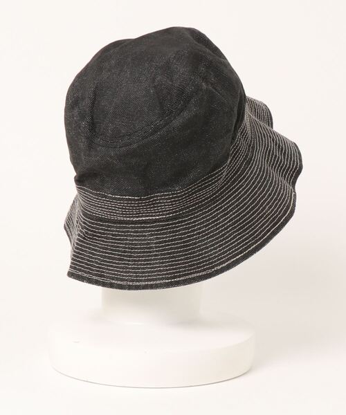 GYPSY&SONS（ジプシーアンドサンズ）の「PAPER-STICH-HAT（ハット・メンズ・ブラック/ベージュ・FREE）」の3枚目の写真