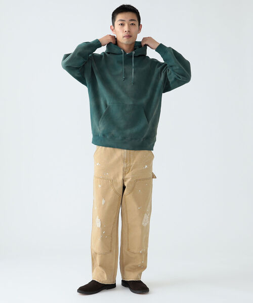 BEAMS（ビームス）の「BEAMS / フェード ルーズ パーカー（パーカー・メンズ・イエロー/パープル/グリーン・S/M/L/XL）」の11枚目の写真