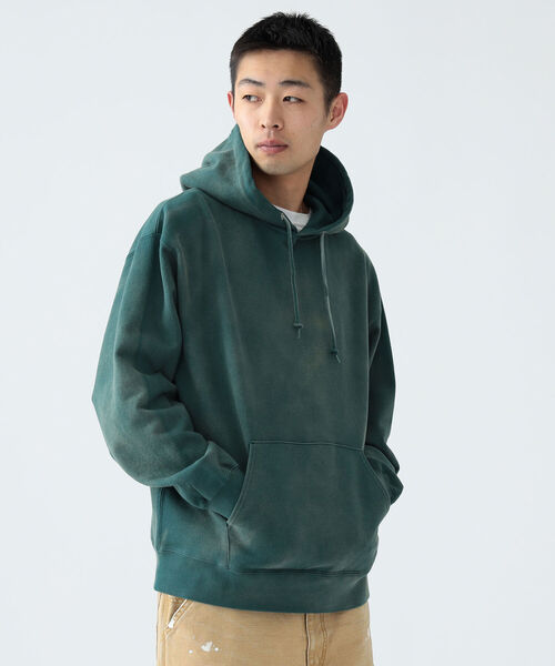 BEAMS（ビームス）の「BEAMS / フェード ルーズ パーカー（パーカー・メンズ・イエロー/パープル/グリーン・S/M/L/XL）」の12枚目の写真