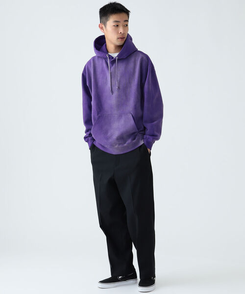 BEAMS（ビームス）の「BEAMS / フェード ルーズ パーカー（パーカー・メンズ・イエロー/パープル/グリーン・S/M/L/XL）」の15枚目の写真