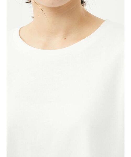 ELENCARE DUE（エレンカーレデュエ）の「・ELENCARE DUE フレアスリーブショートTシャツ（Tシャツ/カットソー・レディース・チャコールグレー/ブラック/レッド/オフホワイト・FREE）」の11枚目の写真