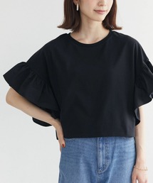 ELENCARE DUE | ・ELENCARE DUE フレアスリーブショートTシャツ(Tシャツ/カットソー)