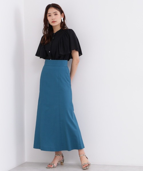 NATURAL BEAUTY BASIC（ナチュラルビューティーベーシック）の「バタフライスリーブシャツ（シャツ/ブラウス・レディース・ブラック/ダークブルー/グリーン・MEDIUM/SMALL）」の20枚目の写真