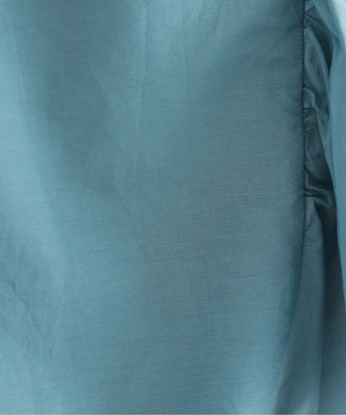 NATURAL BEAUTY BASIC（ナチュラルビューティーベーシック）の「バタフライスリーブシャツ（シャツ/ブラウス・レディース・ブラック/ダークブルー/グリーン・MEDIUM/SMALL）」の7枚目の写真