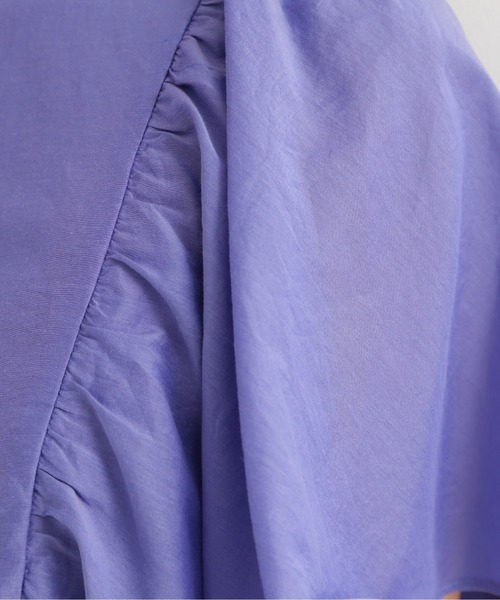 NATURAL BEAUTY BASIC（ナチュラルビューティーベーシック）の「バタフライスリーブシャツ（シャツ/ブラウス・レディース・ブラック/ダークブルー/グリーン・MEDIUM/SMALL）」の22枚目の写真