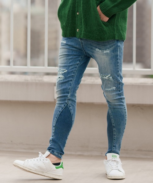 CAMBIO（カンビオ）の「mp10337-Hem Rib Sarrouel Skinny Used Like 