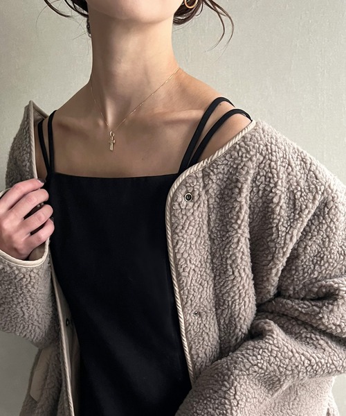 ピーチスキンIラインキャミワンピース