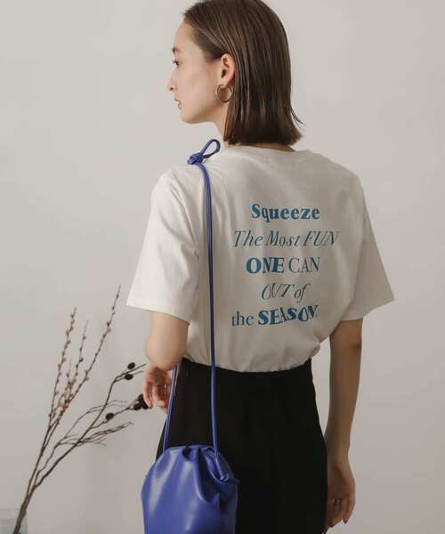 SENSE OF PLACE by URBAN RESEARCH（センスオブプレイスバイアーバンリサーチ）の「プリントグラフィックTシャツ(半袖)（Tシャツ/カットソー・レディース・グリーン系その他/ブルー系その他/オレンジ系その他・ONE）」の9枚目の写真