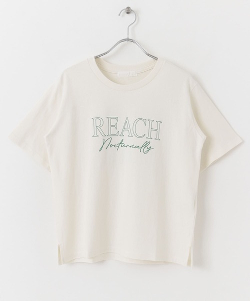 SENSE OF PLACE by URBAN RESEARCH（センスオブプレイスバイアーバンリサーチ）の「プリントグラフィックTシャツ(半袖)（Tシャツ/カットソー・レディース・グリーン系その他/ブルー系その他/オレンジ系その他・ONE）」の13枚目の写真