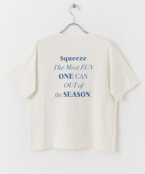 SENSE OF PLACE by URBAN RESEARCH（センスオブプレイスバイアーバンリサーチ）の「プリントグラフィックTシャツ(半袖)（Tシャツ/カットソー・レディース・グリーン系その他/ブルー系その他/オレンジ系その他・ONE）」の16枚目の写真