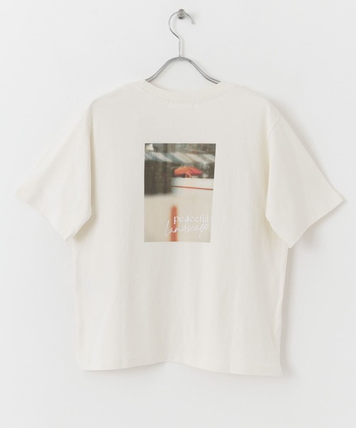SENSE OF PLACE by URBAN RESEARCH（センスオブプレイスバイアーバンリサーチ）の「プリントグラフィックTシャツ(半袖)（Tシャツ/カットソー・レディース・グリーン系その他/ブルー系その他/オレンジ系その他・ONE）」の18枚目の写真