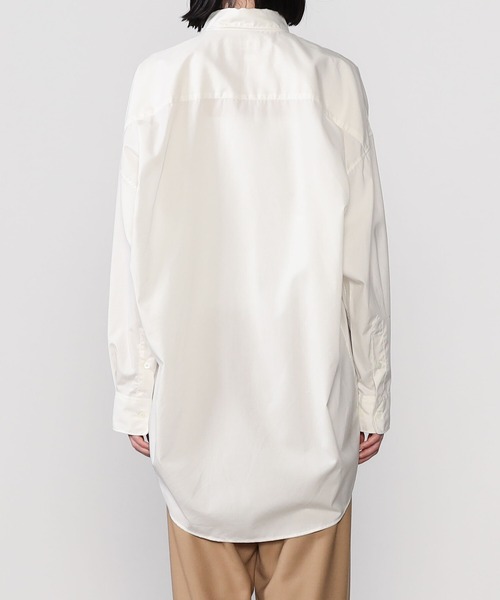 GYMPHLEX（ジムフレックス）の「Gymphlex | レギュラーカラー ワイドシャツ WOMEN（シャツ/ブラウス・レディース・アイボリー/ネイビー/サックスブルー・12）」の10枚目の写真