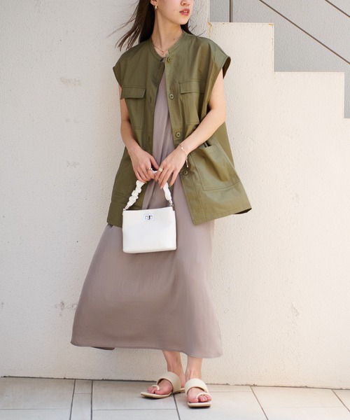 COLONY 2139（コロニートゥーワンスリーナイン）の「ギャザーハンドルオケージョン2wayバッグ（ハンドバッグ・レディース・ホワイト/ブラック・FREE）」の20枚目の写真