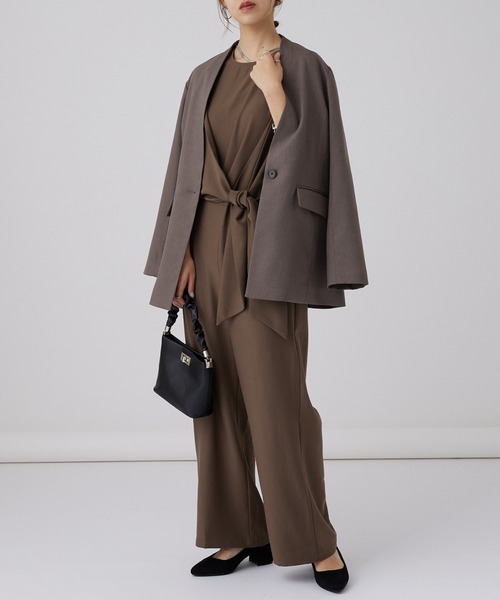 COLONY 2139（コロニートゥーワンスリーナイン）の「ギャザーハンドルオケージョン2wayバッグ（ハンドバッグ・レディース・ホワイト/ブラック・FREE）」の13枚目の写真