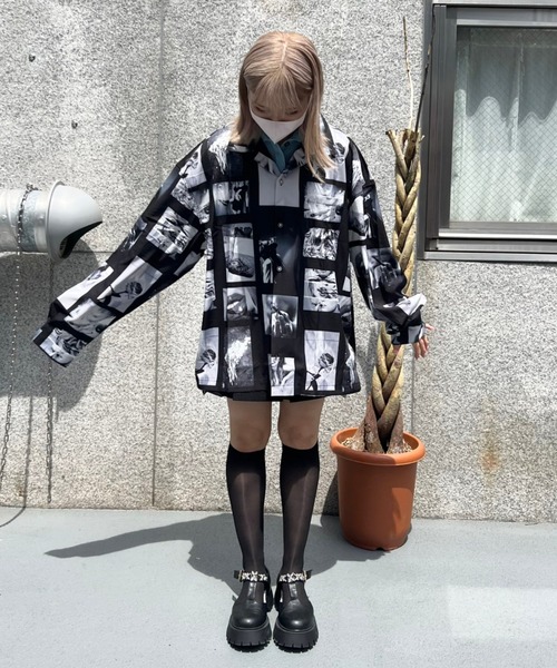 A4A（エーフォーエー）の「A4A/エーフォーエー/PHOT L/S Shirts（シャツ/ブラウス・レディース・ブラック・M/L）」の3枚目の写真