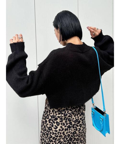 EMODA（エモダ）の「アップネックボリュームスリーブニット（ニット/セーター・レディース・ブラック/レッド/その他1/その他・FREE）」の18枚目の写真