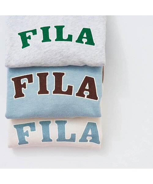 FILA（フィラ）の「FILA カレッジトレーナー（スウェット・キッズ・ライトグレー/レインボー/サックスブルー・90/80/100/110/120/130/140）」の15枚目の写真