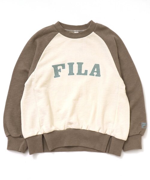 FILA（フィラ）の「FILA カレッジトレーナー（スウェット・キッズ・ライトグレー/レインボー/サックスブルー・90/80/100/110/120/130/140）」の7枚目の写真