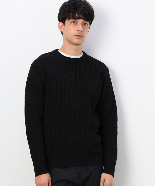 COMME CA COMMUNE(コムサコミューン)の「【ウォッシャブル】 クルーネックニット(ニット/セーター・メンズ・グリーン/アイボリー/マスタード/ブラック・MEDIUM/LARGE)」の10枚目の写真