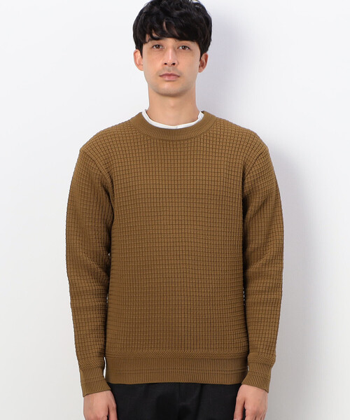 COMME CA COMMUNE(コムサコミューン)の「【ウォッシャブル】 クルーネックニット(ニット/セーター・メンズ・グリーン/アイボリー/マスタード/ブラック・MEDIUM/LARGE)」の18枚目の写真