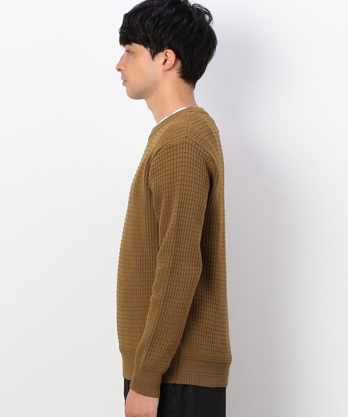 COMME CA COMMUNE(コムサコミューン)の「【ウォッシャブル】 クルーネックニット(ニット/セーター・メンズ・グリーン/アイボリー/マスタード/ブラック・MEDIUM/LARGE)」の11枚目の写真