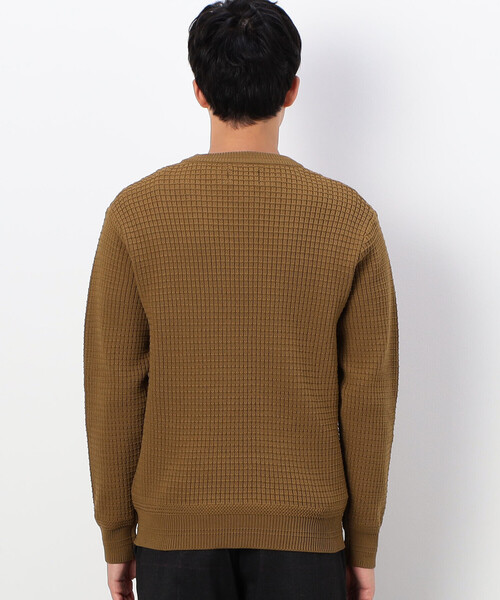 COMME CA COMMUNE(コムサコミューン)の「【ウォッシャブル】 クルーネックニット(ニット/セーター・メンズ・グリーン/アイボリー/マスタード/ブラック・MEDIUM/LARGE)」の6枚目の写真