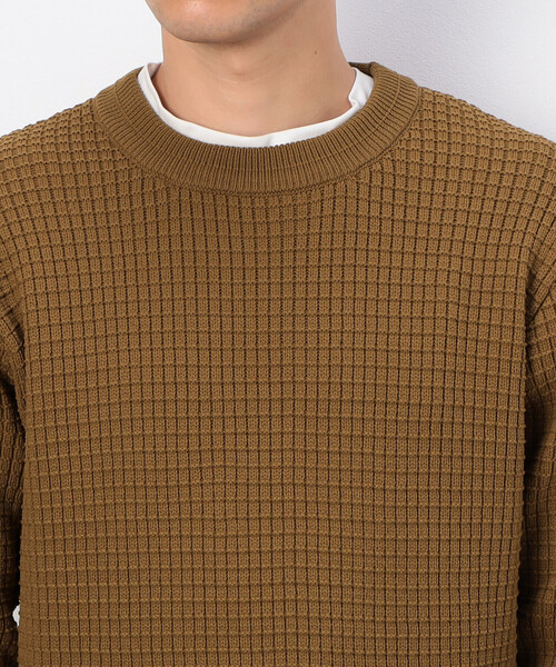COMME CA COMMUNE(コムサコミューン)の「【ウォッシャブル】 クルーネックニット(ニット/セーター・メンズ・グリーン/アイボリー/マスタード/ブラック・MEDIUM/LARGE)」の16枚目の写真