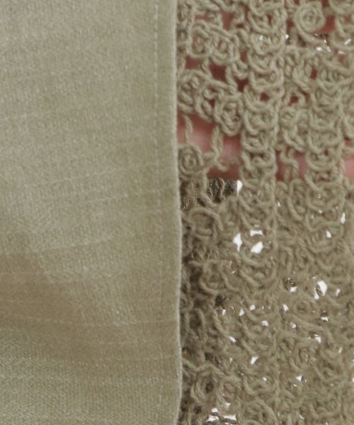 mysty woman（ミスティウーマン）の「【WEB限定】フレアスリーブレースレイヤードブラウス　299713（シャツ/ブラウス・レディース・ライトベージュ/オフホワイト/ライトグリーン/ブラック・FREE）」の18枚目の写真