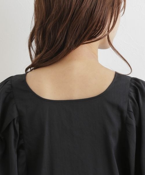 mysty woman（ミスティウーマン）の「【WEB限定】フレアスリーブレースレイヤードブラウス　299713（シャツ/ブラウス・レディース・ライトベージュ/オフホワイト/ライトグリーン/ブラック・FREE）」の13枚目の写真