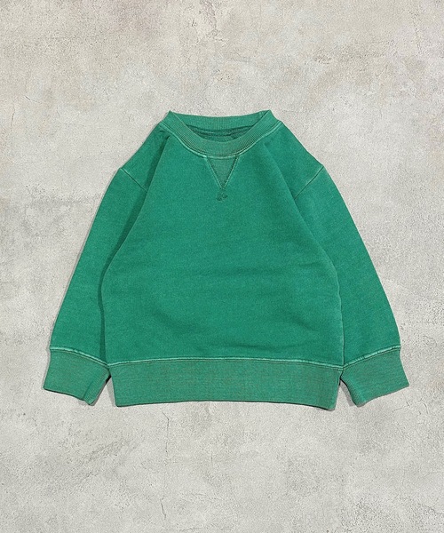 BIG FIELD（ビッグフィールド）の「ピグメントガゼットスウェット（80～150cm）（スウェット・キッズ・ラベンダー/イエロー/グリーン/レッド/ブラック/ブルー・80/90/95/100/110/120/130/140/150）」の3枚目の写真