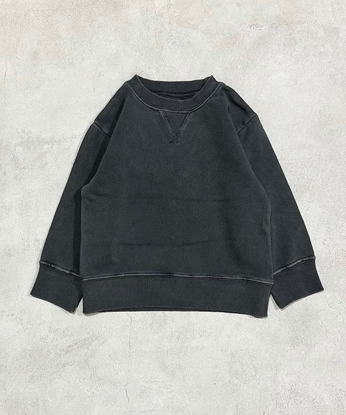 BIG FIELD（ビッグフィールド）の「ピグメントガゼットスウェット（80～150cm）（スウェット・キッズ・ラベンダー/イエロー/グリーン/レッド/ブラック/ブルー・80/90/95/100/110/120/130/140/150）」の2枚目の写真