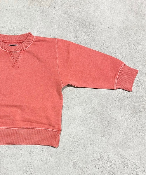 BIG FIELD（ビッグフィールド）の「ピグメントガゼットスウェット（80～150cm）（スウェット・キッズ・ラベンダー/イエロー/グリーン/レッド/ブラック/ブルー・80/90/95/100/110/120/130/140/150）」の9枚目の写真