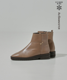 Au BANNISTER | 【スノーソール】スクエアトゥ厚底フラットブーツ(ブーツ)