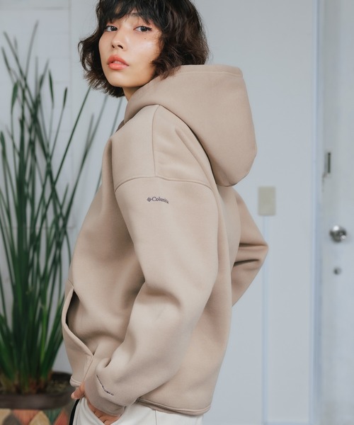 Columbia(コロンビア)の「Columbia/コロンビア TREE SWALLOW SWEAT HOODIE フーディー(パーカー・メンズ・アイボリー/スモークピンク/ダークベージュ・M/L/S/XL)」の2枚目の写真