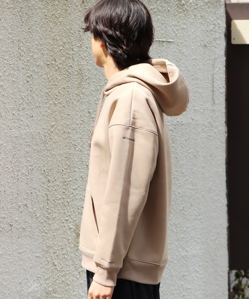 Columbia(コロンビア)の「Columbia/コロンビア TREE SWALLOW SWEAT HOODIE フーディー(パーカー・メンズ・アイボリー/スモークピンク/ダークベージュ・M/L/S/XL)」の4枚目の写真