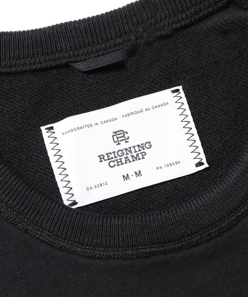 REIGNING CHAMP（レイニングチャンプ）の「REIGNING CHAMP/レイニングチャンプ CREWNECK-MIDWEIGHT TERRY スウェット（スウェット・メンズ・ブラック/グレー・L/XL/M）」の11枚目の写真