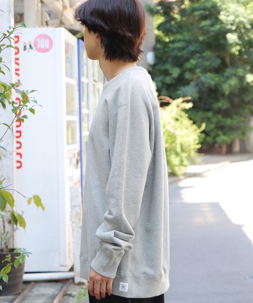 REIGNING CHAMP（レイニングチャンプ）の「REIGNING CHAMP/レイニングチャンプ CREWNECK-MIDWEIGHT TERRY スウェット（スウェット・メンズ・ブラック/グレー・L/XL/M）」の8枚目の写真