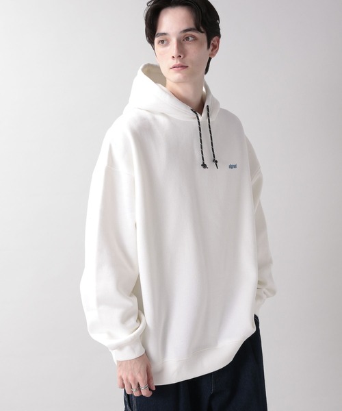 RAGEBLUE（レイジブルー）の「【SIGNAL SPORTS】裏起毛スウェット/ワンポイント刺繍パーカー（パーカー・メンズ・ブルー/ホワイト/ブラック・MEDIUM/LARGE）」の5枚目の写真